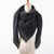 AlphaGal  brand women scarf fashion plaid winter scarves for ladies cashmere shawls wraps warm neck Triangle Bandage pashmina