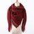 AlphaGal  brand women scarf fashion plaid winter scarves for ladies cashmere shawls wraps warm neck Triangle Bandage pashmina