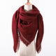 AlphaGal  brand women scarf fashion plaid winter scarves for ladies cashmere shawls wraps warm neck Triangle Bandage pashmina