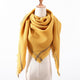 AlphaGal  brand women scarf fashion plaid winter scarves for ladies cashmere shawls wraps warm neck Triangle Bandage pashmina