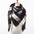 AlphaGal  brand women scarf fashion plaid winter scarves for ladies cashmere shawls wraps warm neck Triangle Bandage pashmina