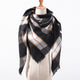 AlphaGal  brand women scarf fashion plaid winter scarves for ladies cashmere shawls wraps warm neck Triangle Bandage pashmina