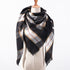 AlphaGal  brand women scarf fashion plaid winter scarves for ladies cashmere shawls wraps warm neck Triangle Bandage pashmina