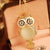 Drop Shipping Vintage Owl Design Rhinestones Crystal Pendant Necklaces Women Sweater Chain Necklace Jewelry Clothing Accessories
