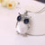 Drop Shipping Vintage Owl Design Rhinestones Crystal Pendant Necklaces Women Sweater Chain Necklace Jewelry Clothing Accessories