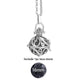 Dropshipping Felt Ball Lava Stone Aromatherapy Antique Vintage Glow Diffuser Necklace Locket Necklace for Perfume Essential Oil