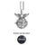 Dropshipping Felt Ball Lava Stone Aromatherapy Antique Vintage Glow Diffuser Necklace Locket Necklace for Perfume Essential Oil