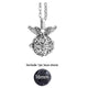 Dropshipping Felt Ball Lava Stone Aromatherapy Antique Vintage Glow Diffuser Necklace Locket Necklace for Perfume Essential Oil
