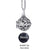 Dropshipping Felt Ball Lava Stone Aromatherapy Antique Vintage Glow Diffuser Necklace Locket Necklace for Perfume Essential Oil