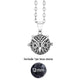 Dropshipping Felt Ball Lava Stone Aromatherapy Antique Vintage Glow Diffuser Necklace Locket Necklace for Perfume Essential Oil