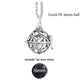 Dropshipping Felt Ball Lava Stone Aromatherapy Antique Vintage Glow Diffuser Necklace Locket Necklace for Perfume Essential Oil