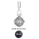 Dropshipping Felt Ball Lava Stone Aromatherapy Antique Vintage Glow Diffuser Necklace Locket Necklace for Perfume Essential Oil