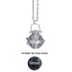 Dropshipping Felt Ball Lava Stone Aromatherapy Antique Vintage Glow Diffuser Necklace Locket Necklace for Perfume Essential Oil