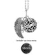 Dropshipping Felt Ball Lava Stone Aromatherapy Antique Vintage Glow Diffuser Necklace Locket Necklace for Perfume Essential Oil