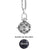 Dropshipping Felt Ball Lava Stone Aromatherapy Antique Vintage Glow Diffuser Necklace Locket Necklace for Perfume Essential Oil