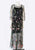 Embroidery Party Dresses Runway Floral Bohemian Flower Embroidered 2 Pieces Vintage Boho Mesh Dresses For Women Vestido D75905