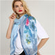 Ethnic Long Scarf Women Summer Printed Smooth Wild Fashion Shawl Cotton Soft Lady Kerchief Beach Sunscreen Casual Woman Shawls