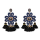 FASHIONSNOOPS Bohemian Fashion Maxi Statement Tassel Earrings For Women Charm Luxury Drop Dangle Earrings Trendy Wedding Jewelry