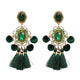 FASHIONSNOOPS Drop Crystal Earring Charm Boho Earrings Fashion Tassel Big Earring Dangle Large Wedding Long Brinco Ear Oorbellen