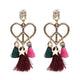 FASHIONSNOOPS Drop Crystal Earring Charm Boho Earrings Fashion Tassel Big Earring Dangle Large Wedding Long Brinco Ear Oorbellen