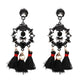 FASHIONSNOOPS Drop Crystal Earring Charm Boho Earrings Fashion Tassel Big Earring Dangle Large Wedding Long Brinco Ear Oorbellen
