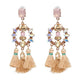FASHIONSNOOPS Drop Crystal Earring Charm Boho Earrings Fashion Tassel Big Earring Dangle Large Wedding Long Brinco Ear Oorbellen