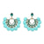 FASHIONSNOOPS Drop Hairball Earring Handmade Tassel Big Earring Dangle Bohemian Large Long Brinco Printing Ear Oorbellen 2018