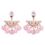 FASHIONSNOOPS Drop Hairball Earring Handmade Tassel Big Earring Dangle Bohemian Large Long Brinco Printing Ear Oorbellen 2018