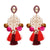 FASHIONSNOOPS Fashion Jewelry Boho Tassel Earrings Women 2018 New Pom Pom Ethnic Fringed Drop Earrings Statement Brincos