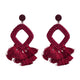 FASHIONSNOOPS Tassel Earrings For Women Crystal Beads Handmade Ethnic Long Dangle Charms Wedding Oorbellen Acessorios Earings