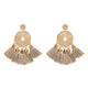 FASHIONSNOOPS Tassel Earrings For Women Crystal Beads Handmade Ethnic Long Dangle Charms Wedding Oorbellen Acessorios Earings