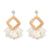 FASHIONSNOOPS Tassel Earrings For Women Crystal Beads Handmade Ethnic Long Dangle Charms Wedding Oorbellen Acessorios Earings