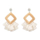 FASHIONSNOOPS Tassel Earrings For Women Crystal Beads Handmade Ethnic Long Dangle Charms Wedding Oorbellen Acessorios Earings