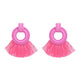 FASHIONSNOOPS Tassel Earrings For Women Crystal Beads Handmade Ethnic Long Dangle Charms Wedding Oorbellen Acessorios Earings