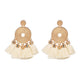 FASHIONSNOOPS Tassel Earrings For Women Crystal Beads Handmade Ethnic Long Dangle Charms Wedding Oorbellen Acessorios Earings