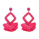 FASHIONSNOOPS Tassel Earrings For Women Crystal Beads Handmade Ethnic Long Dangle Charms Wedding Oorbellen Acessorios Earings