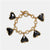 FASHIONSNOOPS ZA Bracelets For Women Crystal Luxury Handmade Love Heart Chain Bangles Metal Charm Fashion Accessories Jewelry