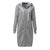 FLULU Autumn Winter New Hoodie Sweatshirt Women Solid Casual Loose Zipper Plus Size Thick Hoodies Jacket Long Coat Feminino 5XL