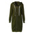 FLULU Autumn Winter New Hoodie Sweatshirt Women Solid Casual Loose Zipper Plus Size Thick Hoodies Jacket Long Coat Feminino 5XL