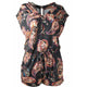 FREE OSTRICH Womens Summer Clubwear V-neck Sleeveless Playsuit Print Bodysuit Party Jumpsuit Fashion Jumpsuit For Women 2019 New
