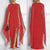 Fashion 2019 Women Batwing Sleeve Split Chiffon Dress Sexy Black Red Blue Purple Runway Cape Maxi Dress Boho Long Robe