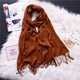 AlphaGal 2019 new spring winter scarves for women shawls and wraps lady pashmina pure long cashmere head scarf hijabs stoles