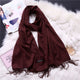 AlphaGal 2019 new spring winter scarves for women shawls and wraps lady pashmina pure long cashmere head scarf hijabs stoles