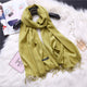 AlphaGal 2019 new spring winter scarves for women shawls and wraps lady pashmina pure long cashmere head scarf hijabs stoles