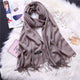 AlphaGal 2019 new spring winter scarves for women shawls and wraps lady pashmina pure long cashmere head scarf hijabs stoles
