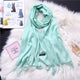 AlphaGal 2019 new spring winter scarves for women shawls and wraps lady pashmina pure long cashmere head scarf hijabs stoles