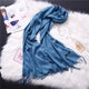AlphaGal 2019 new spring winter scarves for women shawls and wraps lady pashmina pure long cashmere head scarf hijabs stoles
