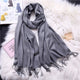 AlphaGal 2019 new spring winter scarves for women shawls and wraps lady pashmina pure long cashmere head scarf hijabs stoles
