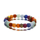 Fashion 7 Chakra Elephant Pendant Strand Bracelet Lava Beads Charm Bracelets & Bangles Jewelry Bracelet For Women ns19