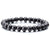 Fashion 7 Chakra Elephant Pendant Strand Bracelet Lava Beads Charm Bracelets & Bangles Jewelry Bracelet For Women ns19